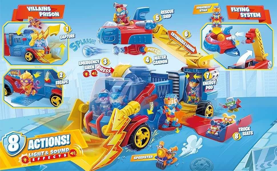 Набір Super Zings Things Rescue Truck 19757 Рятувальна Вантажівка Нова