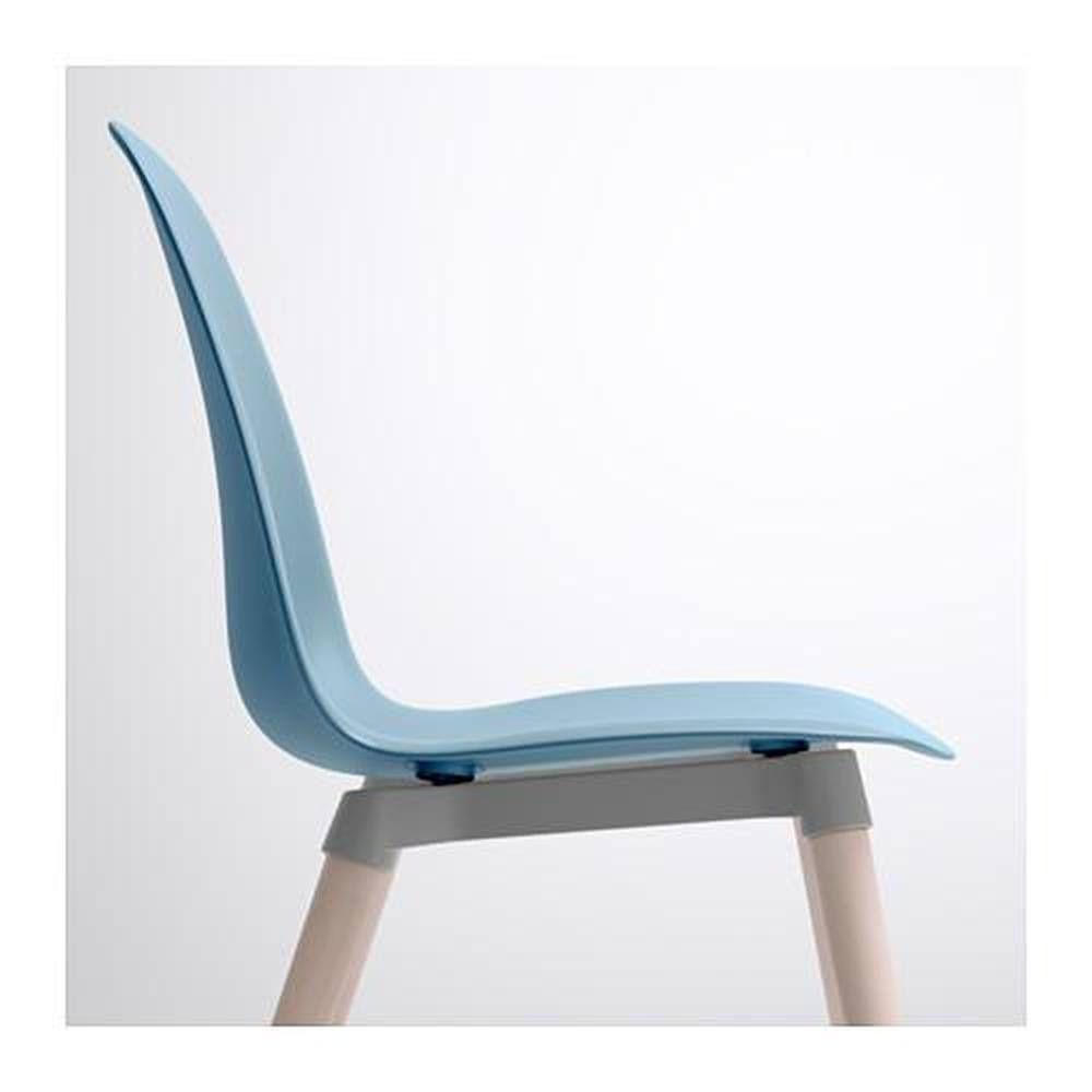 Ikea Leifarne Jasnoniebieski krzeslo