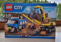 Klocki LEGO 60075 City - Koparka i ciężarówka