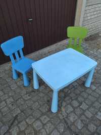 Stolik i 2 krzesełka Mamut IKEA