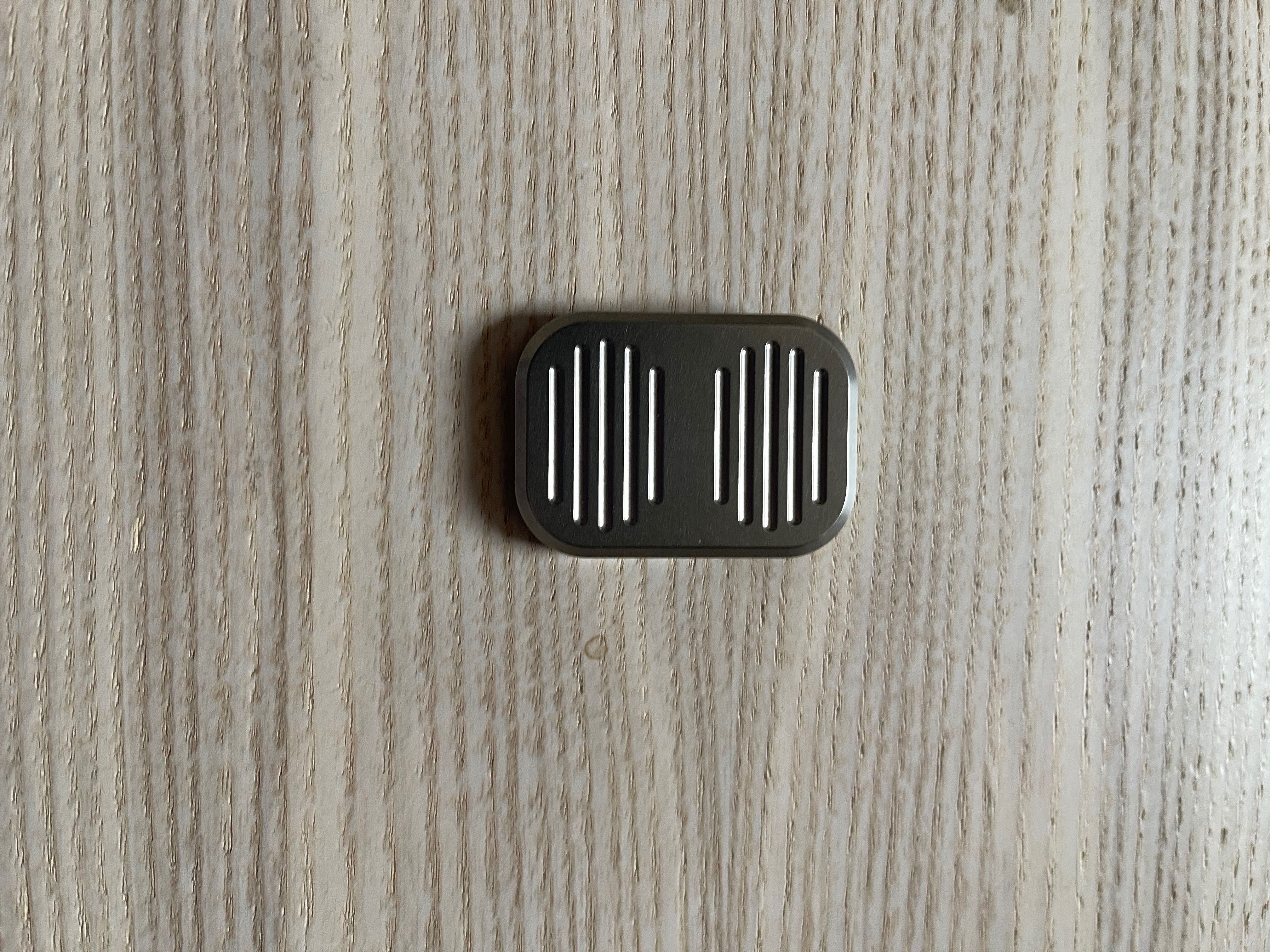 Haptic slider fidget Magnus RockIt Titanium Teflon