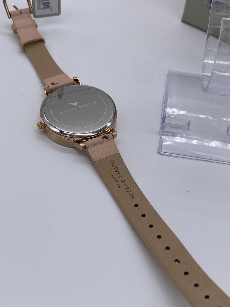 Oryginalny zegarek damski Olivia Burton OB16BDW21 złoty Różowy pasek