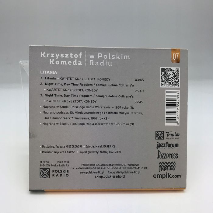 cd - krzysztof komeda trzciński - litania...