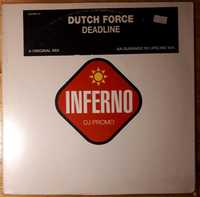 Płyta winyłowa, Dutch Force-Deadline-Inferno-DJ Promo, 12", 45RPM, EX