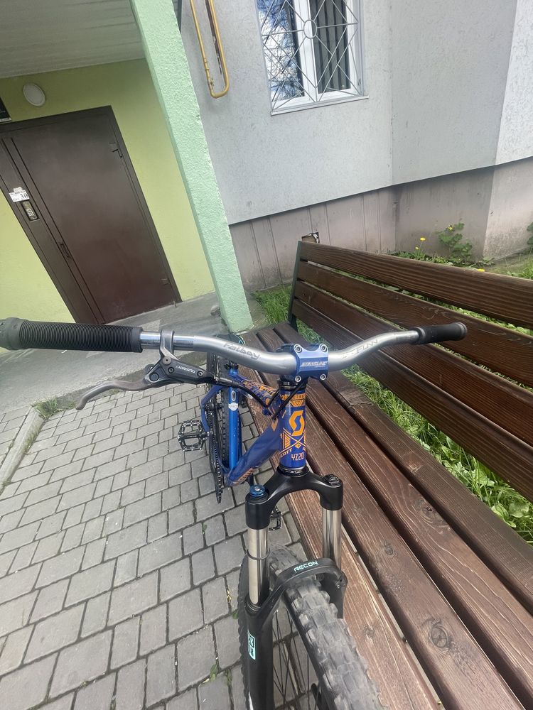 велосипед dirt, street, dh scott voltage yz 20 26 rockshox