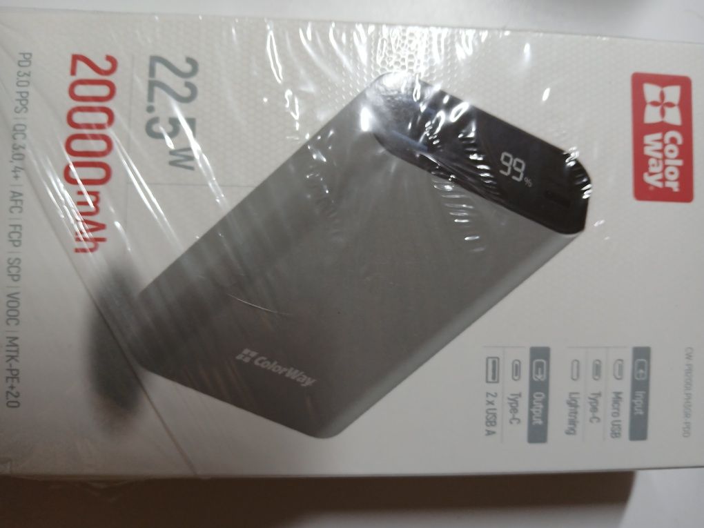 Powerbank Colorway 20000 mAh Повербанк