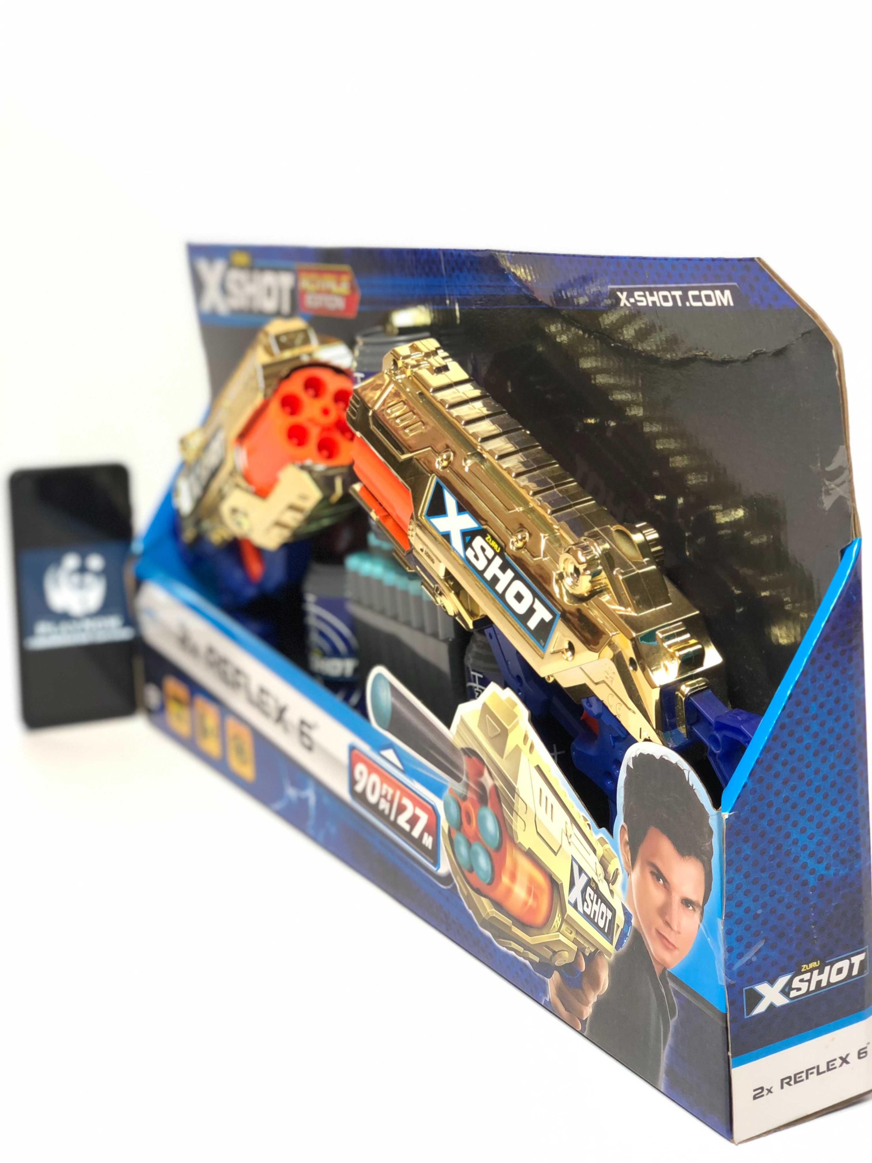 Набор 2 шт Скорострельный бластер Zuru Excel Reflex 6 Double *