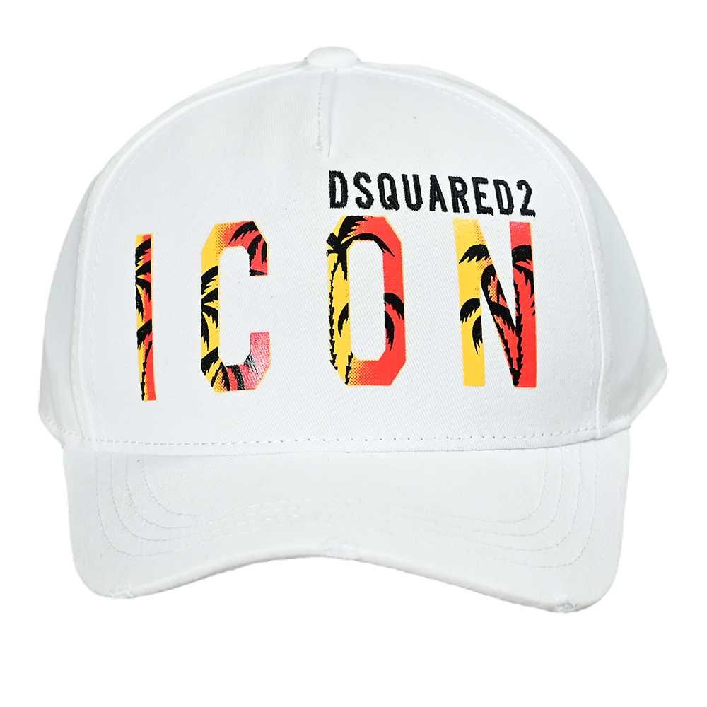 Czapka Bejsbolówka DSQUARED2 ICON biała