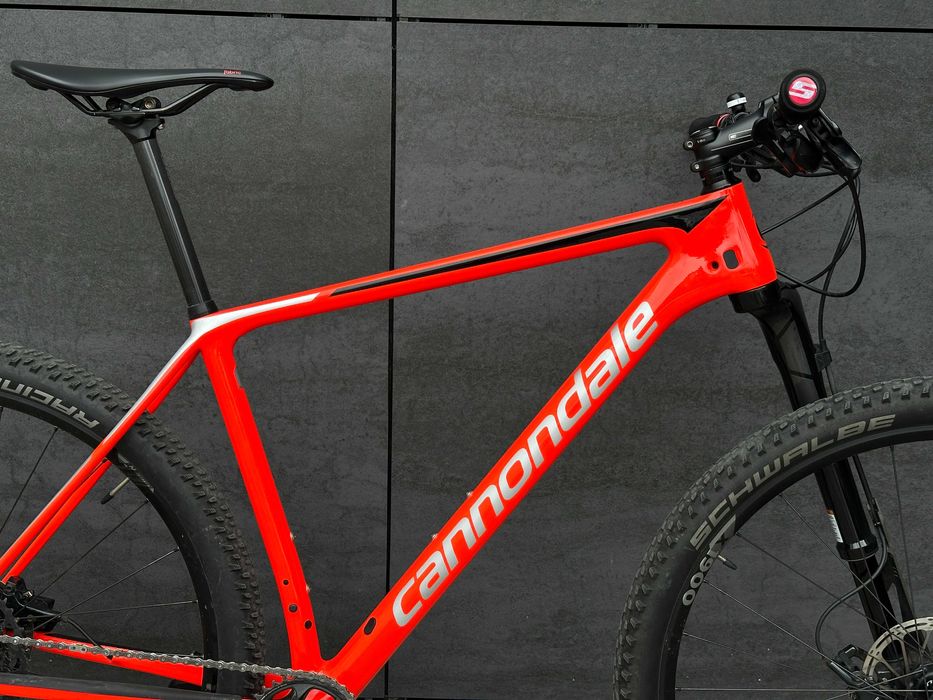 Карбоновий Cannondale Carbon 3 FSI Scalpel Lefty, розмір L 29 Acid Red