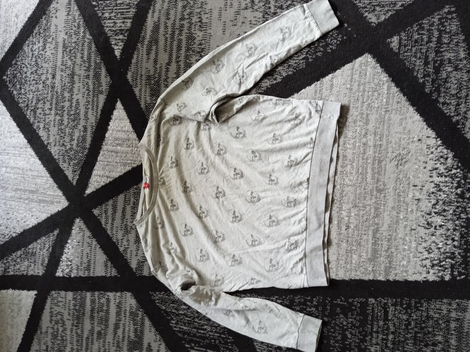 Bluzka męska z długim rękawem w czaszki H&M Divided