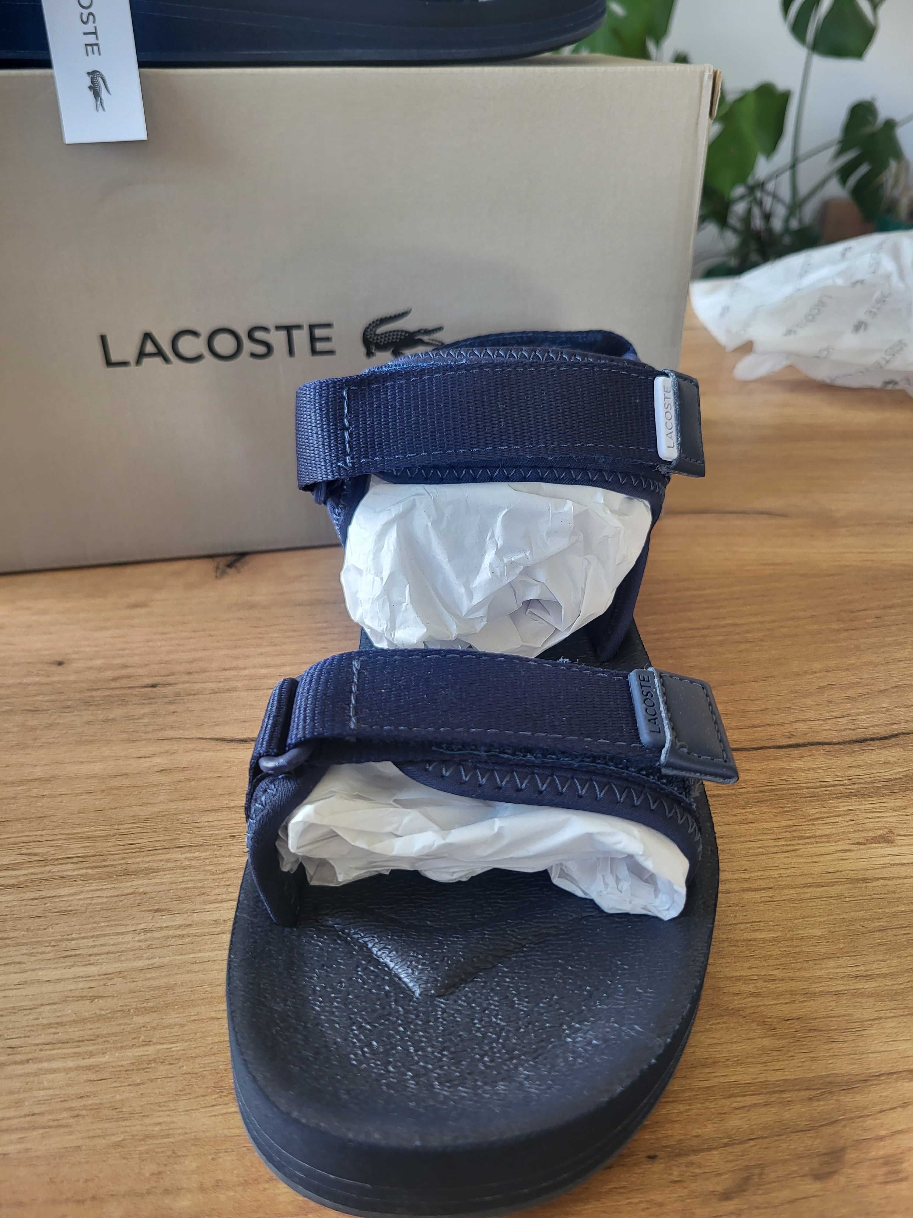 Sandały klapki Lacoste rozmiar 39,5 oraz 43