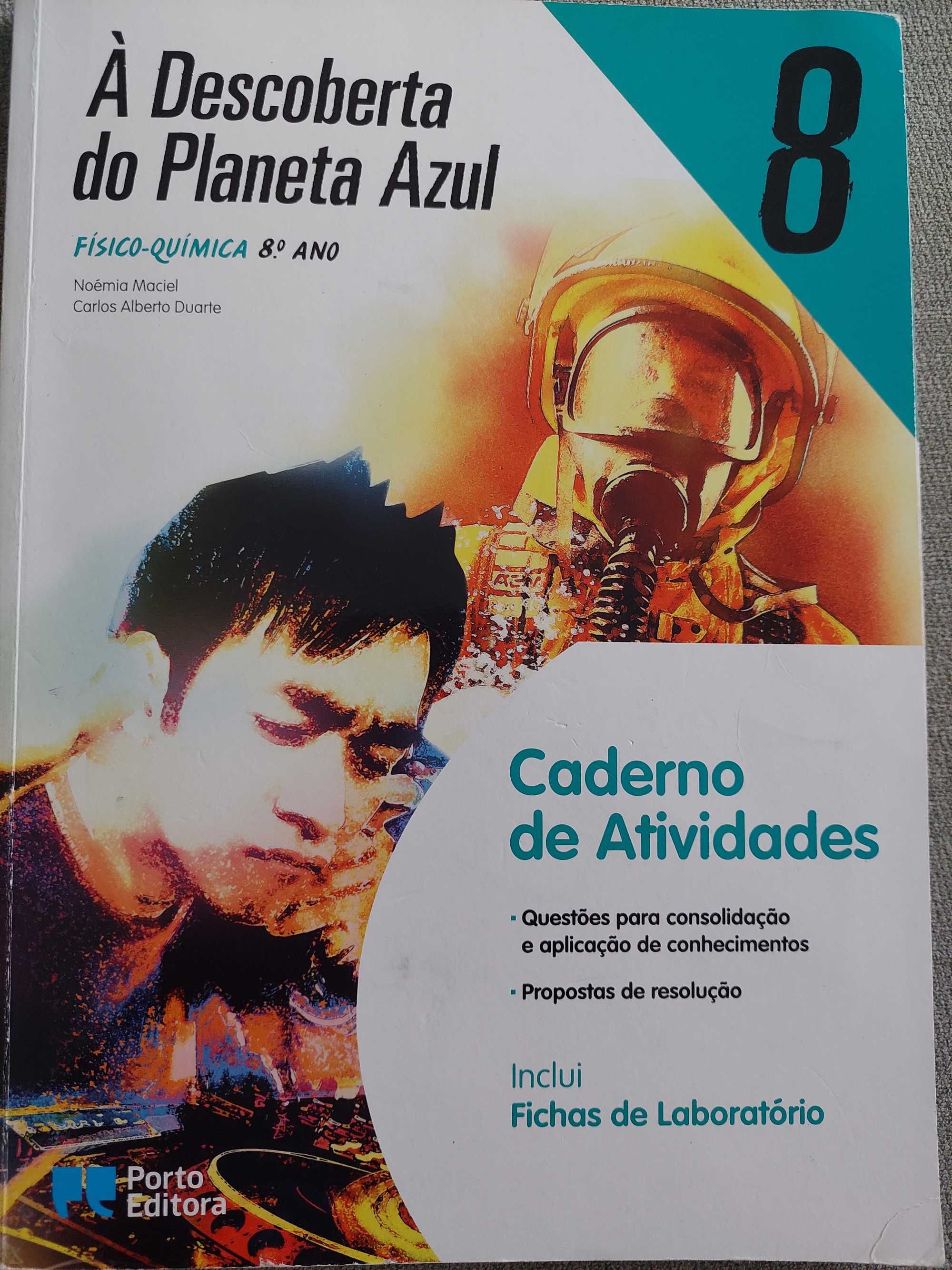 Caderno actividades À Descoberta do Planeta Azul Físico-Química 8°Ano