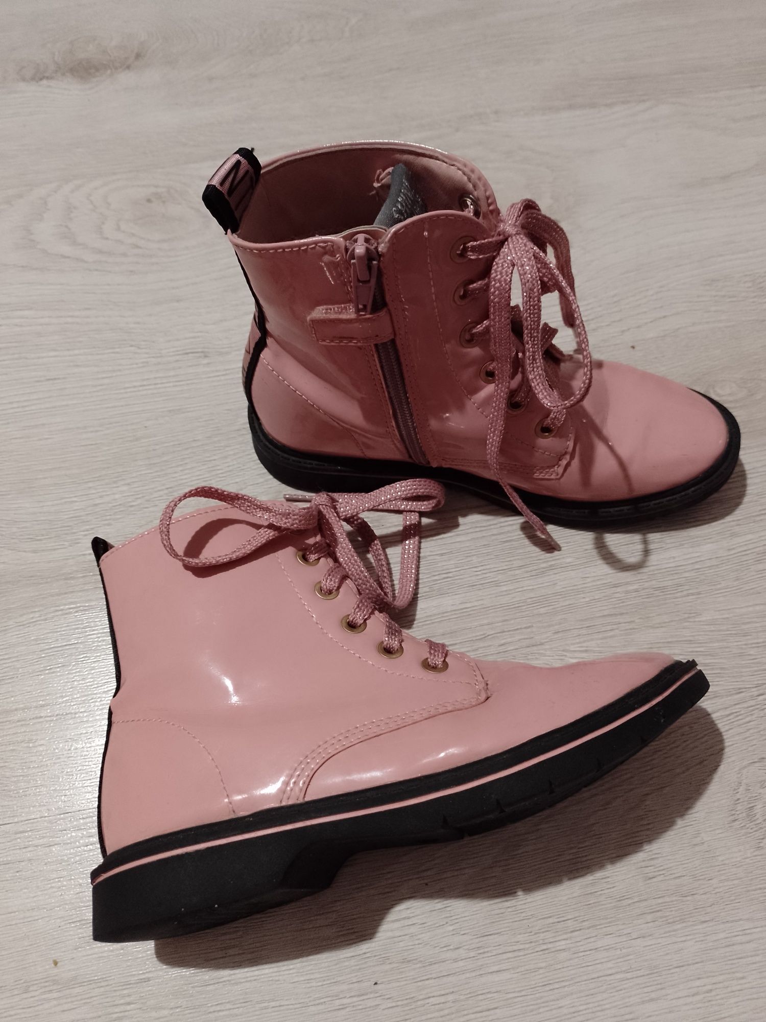 Buty zimowe dziewczęce różowe 33 wkładka 21cm