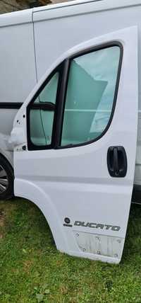 Drzwi lewe kierowcy Fiat Ducato III białe 2018 stan idealny