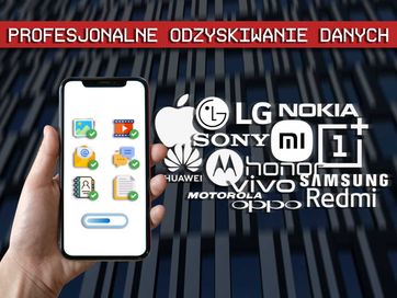 Odblokowanie telefonu, odzyskiwanie danych, iPhone,Samsung,Huawei itp.