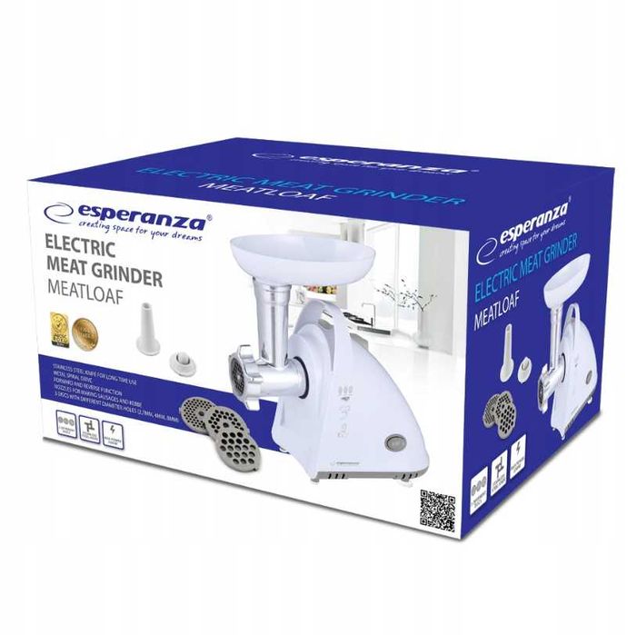 Maszynka Do Mielenia Mięsa Maszynka Do Kiełbasy Elektryczna + Końcówki