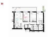 Apartamento T3 c/ Varanda, Freamunde, Paços de Ferreira (Fração BI)