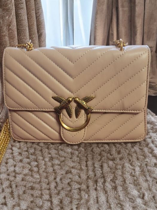 Piękna beżowa torebka