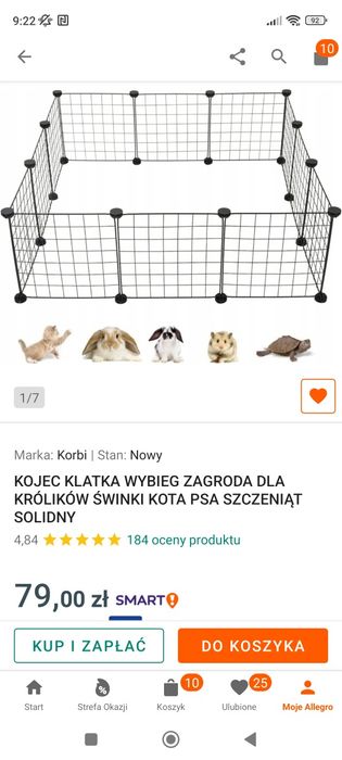 Nowy kojec dla zwierząt