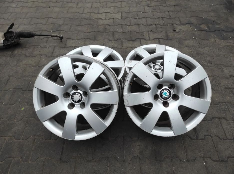 8.5J 18 ET45 FELGI ALUMINIOWE ALUFELGI KOŁA VW PASSAT B5 W8 SUPERB 1 PHAETON 3D0601025AJ WYSYŁKA  !!!