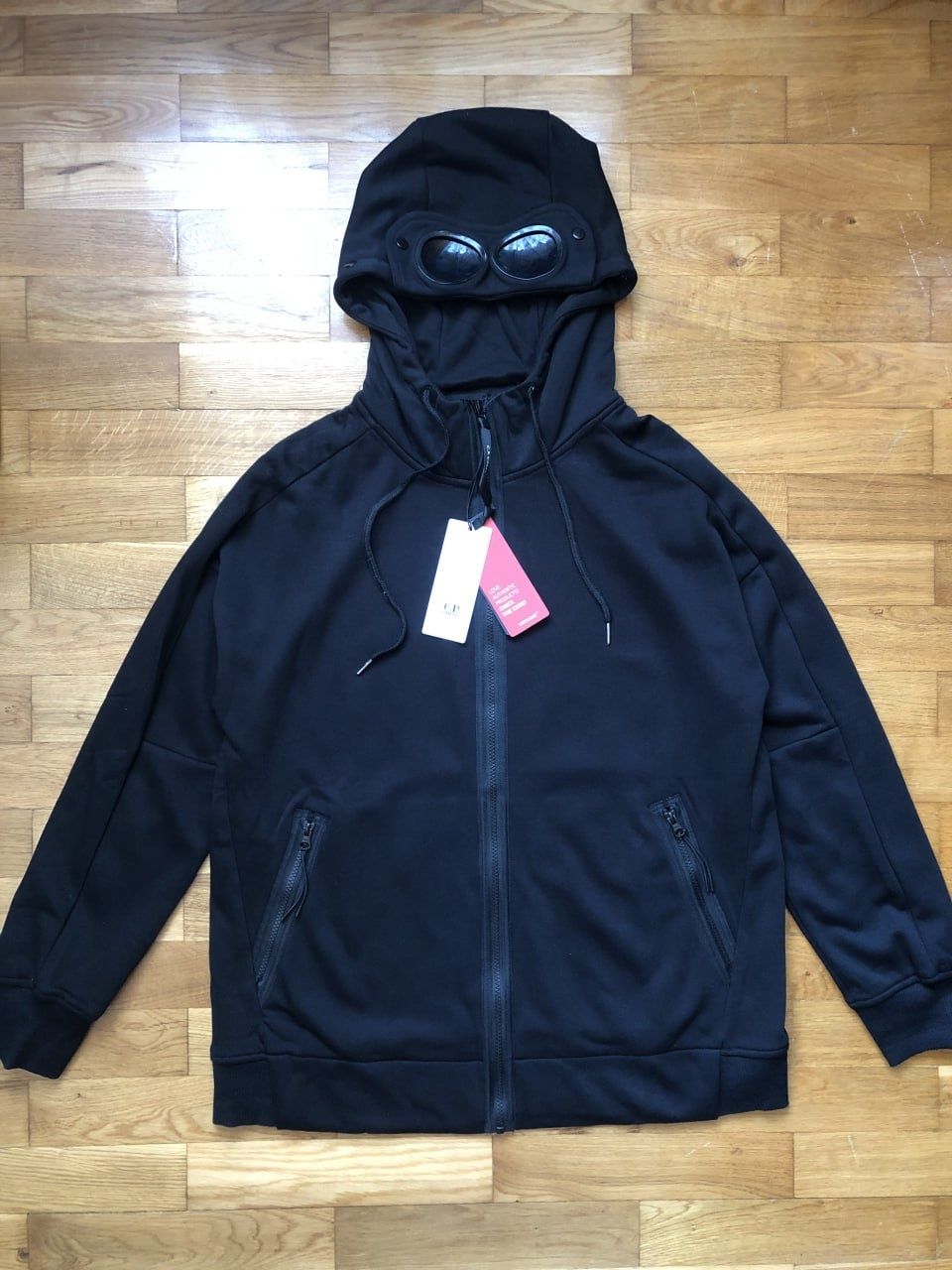Зіп худі C.P. Company full zip Goggle Hoodie black