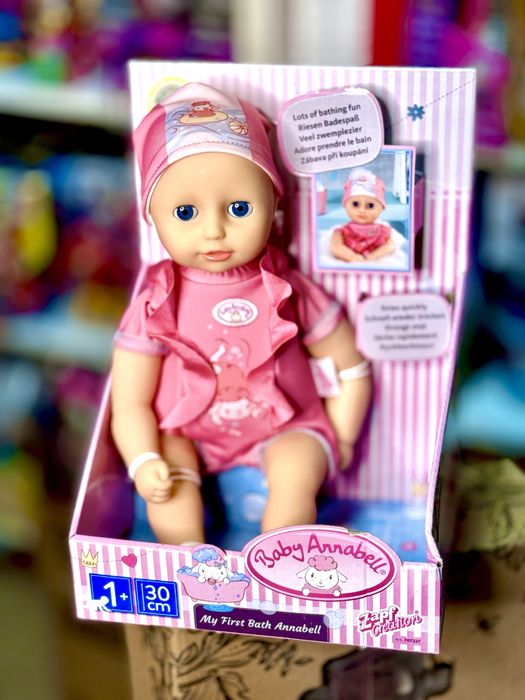 MY first bath ANNABELL купание zapf