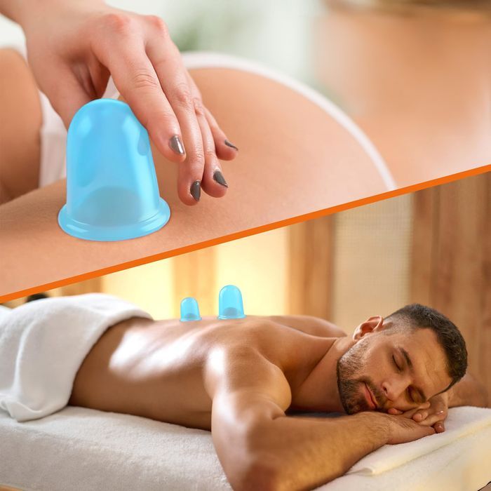 Bańki Chińskie Gumowe Próżniowe Silikonowe Do Masażu Twarzy Szyi