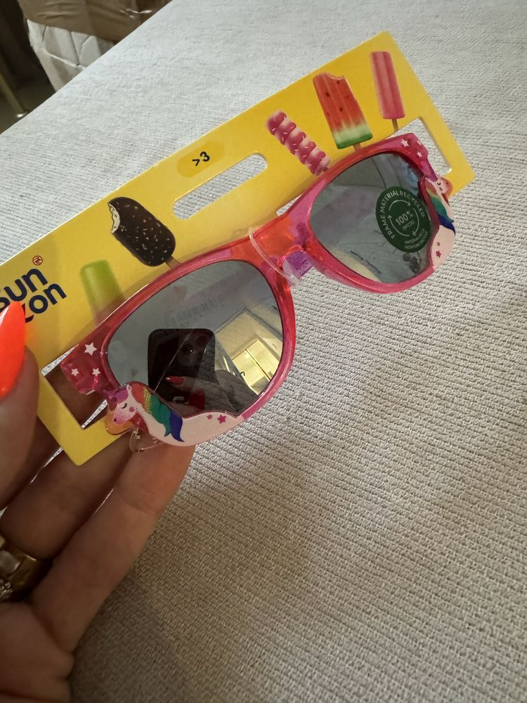Okulary dla dziewczynki jednorozce