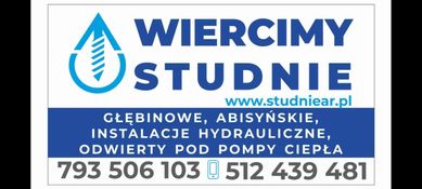 Wiercenie studni głębinowych 

OPIS
Wiercenie studni glebinowych, obsł