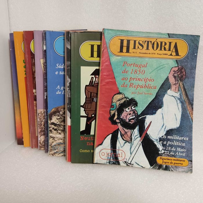 Revista História do nº1 Novembro 1978 ao nº 167 de Agosto 1993