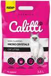 Antybakteryjny żwirek silikonowy dla kota Calitti Crystals Drobny 3,8L