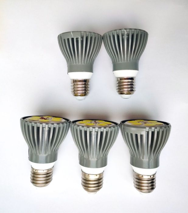 Лампочка светодиодная, LED, 5W, 7W, 10W, E27, 4000K, 6500K