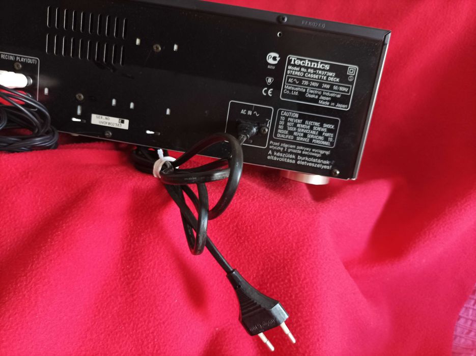 Leitor Gravador Technics  RS-TR373M2 Duplo Tape  Autoreverse