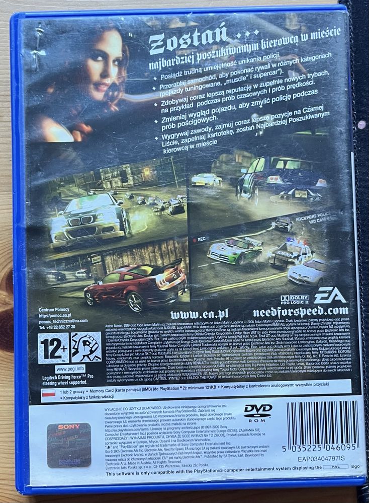 Need for Speed Most Wanted - PS2 - Polska wersja