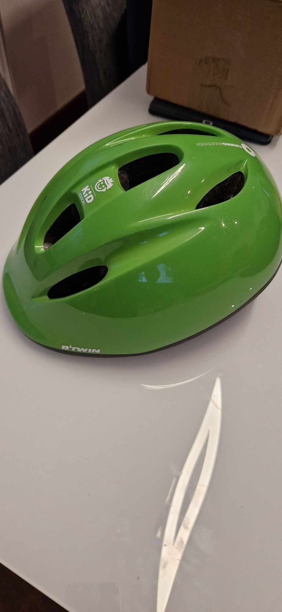 Kask BTWIN zielony