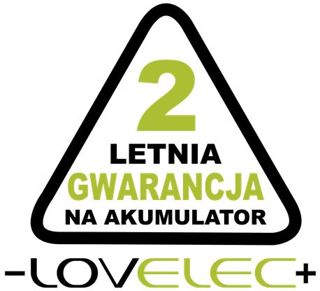 Rower elektryczny + LOVELEC - NARDO Rama 18 cali koła 26 36V Li-ion