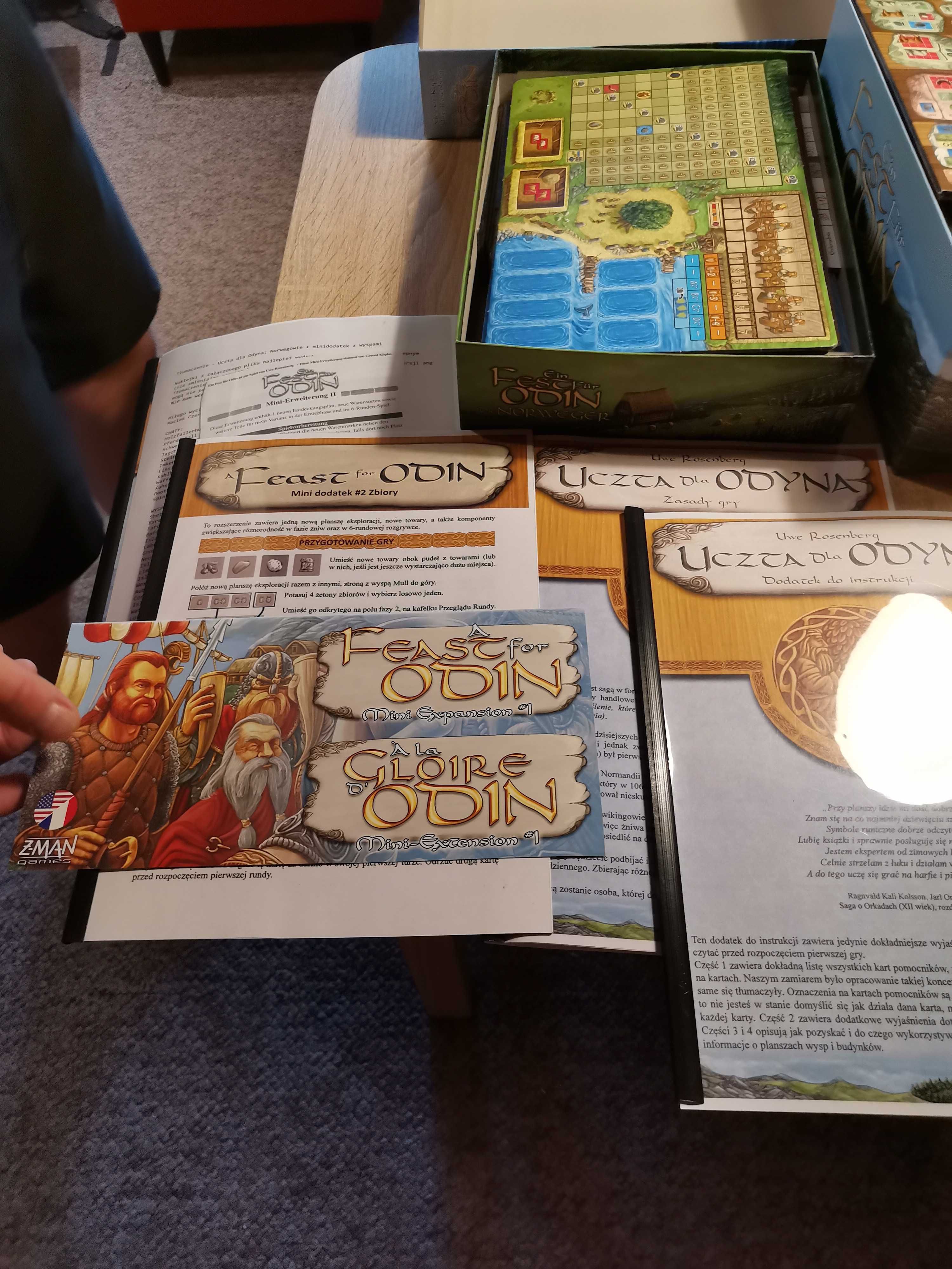 Feast for odin Uczta dla odyna + Noregowie gra planszowa