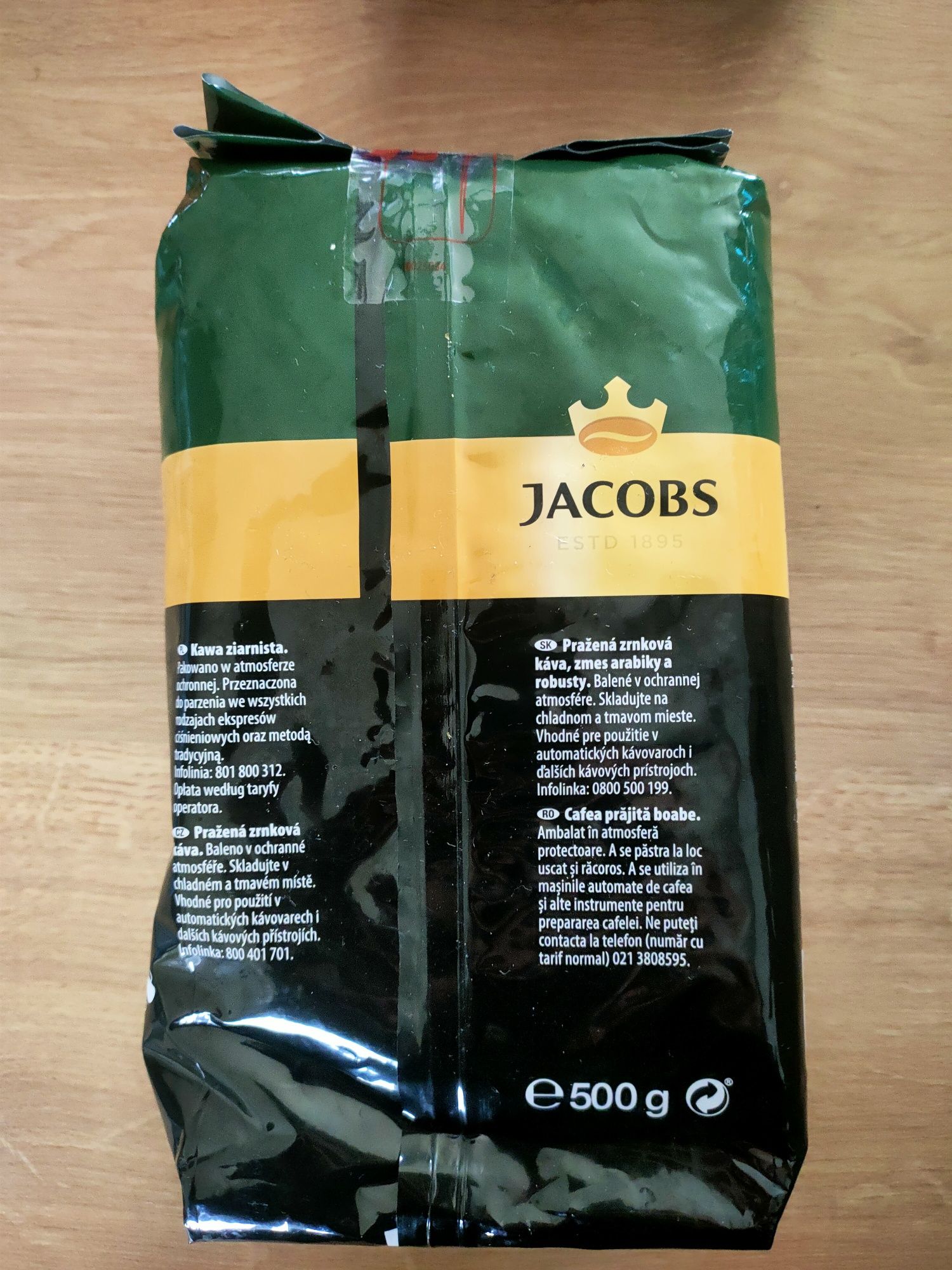 Kawa w ziarnach Jacobs Espresso 0,5kg