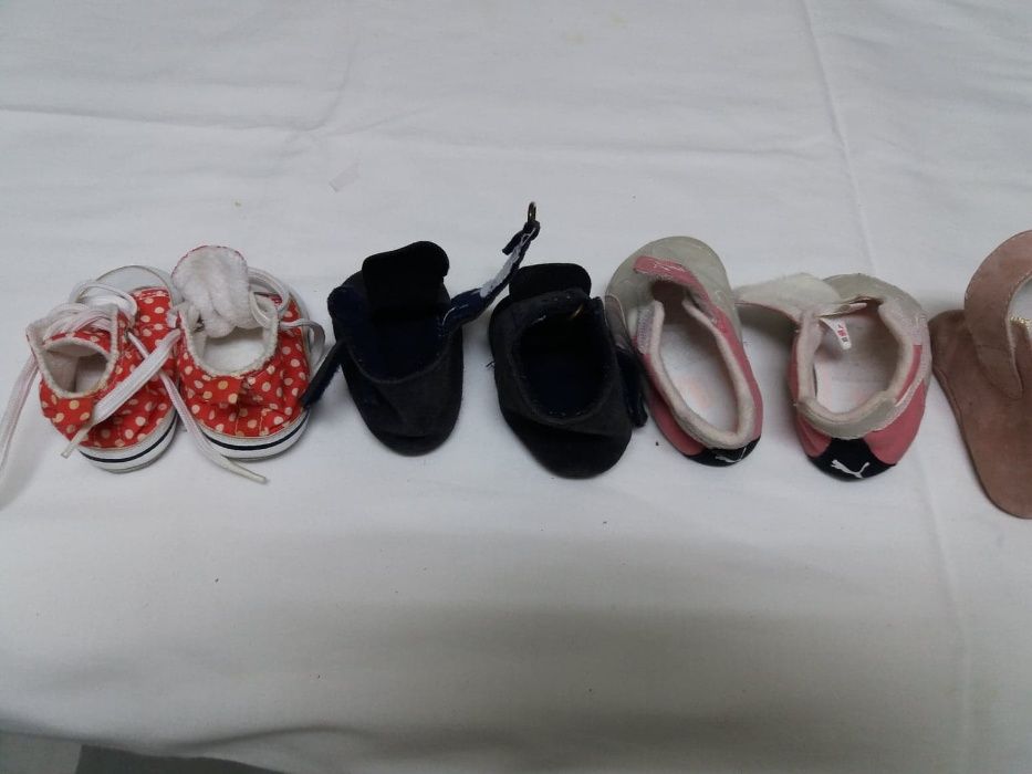 calçados novos de bébé nºs 16 e 17 - vários preços