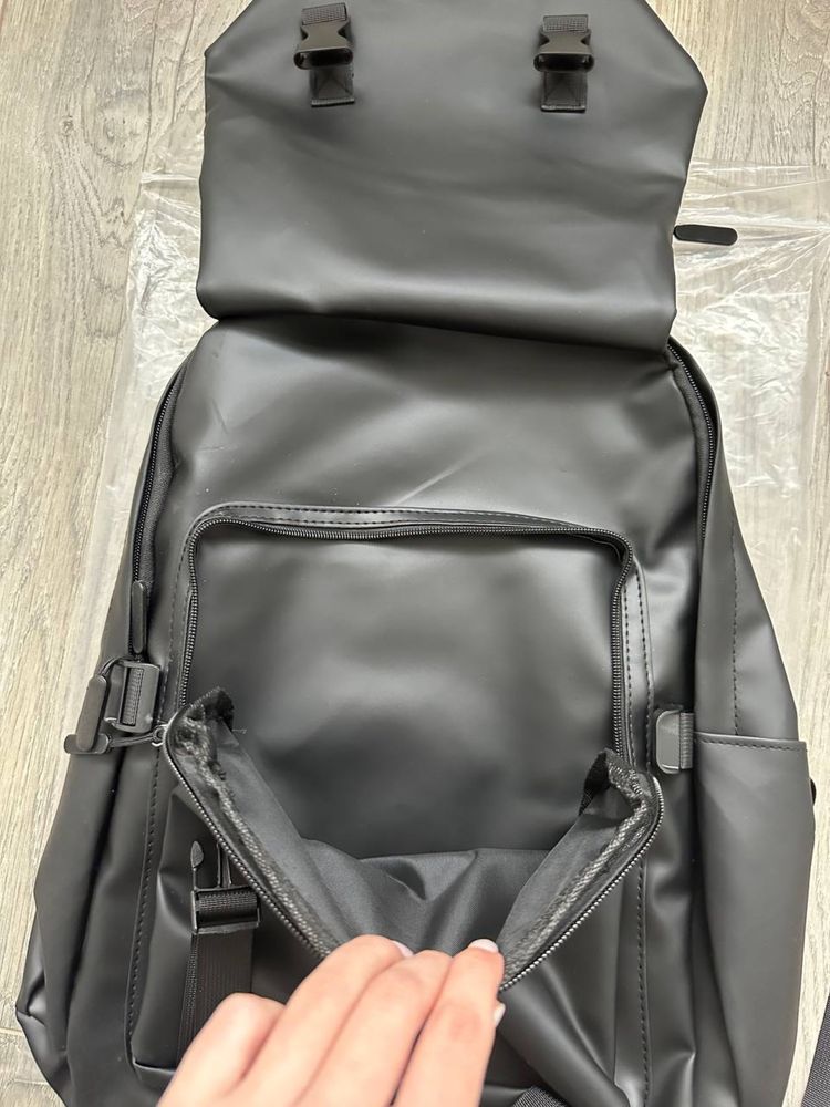 Шкіряний чоловічий рюкзак сумка, наплічник