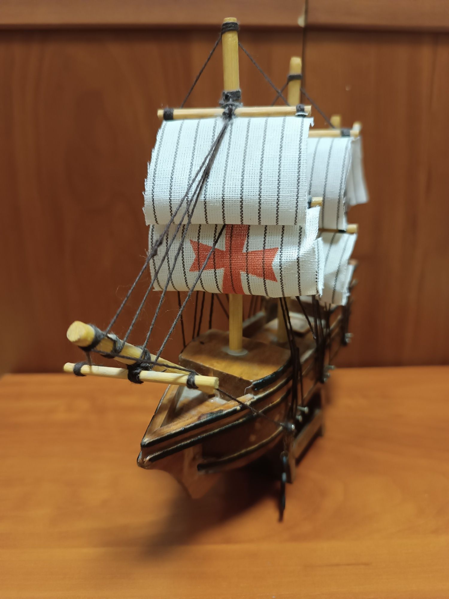 Коллекционная модель парусника Mayflower 1620. Дерево. Англия.