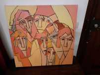 Quadro José Grazina "Formas do Outro Lado"