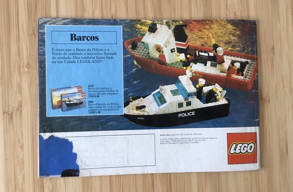 Catalogo LEGO de 1988