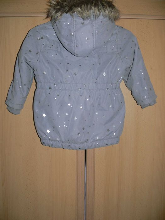 Ciepła francuska kurtka dla dziewczynki na 2-3 lata