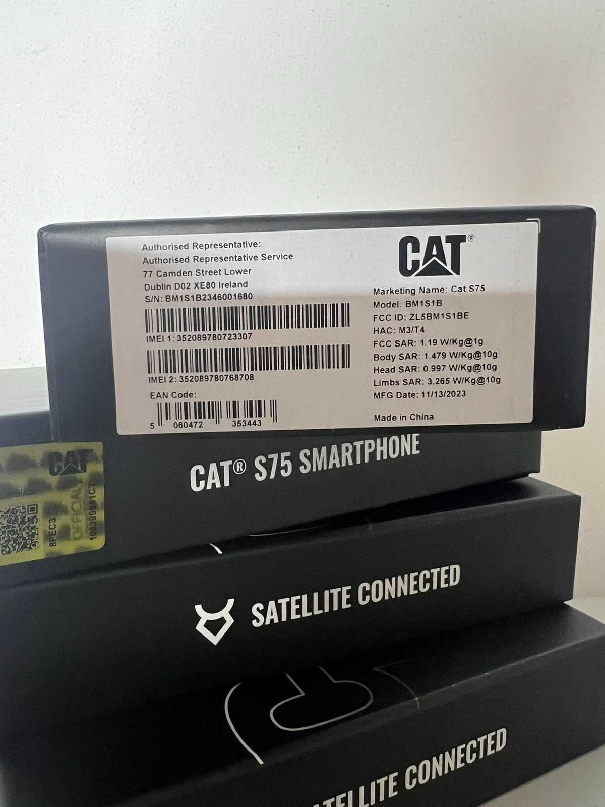 Смартфон CAT S75 6/128GB Black