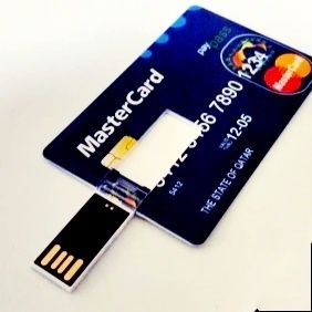 USB флешка 64GB  Банковская карта  Скоростной USB флеш-накопитель 64GB