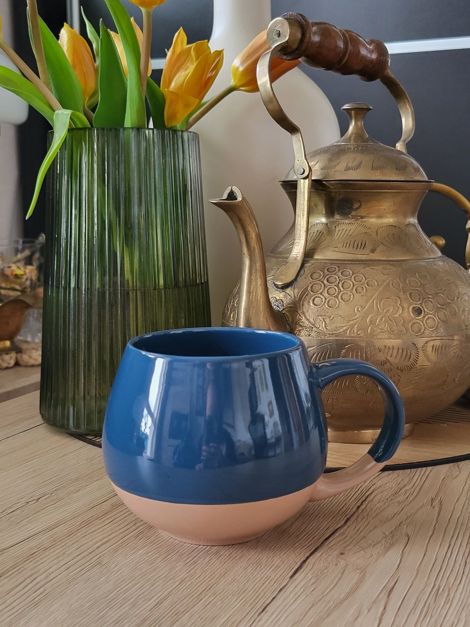 Kubek ceramiczny Eclipse Snug Teal 450 ml Maxwell & Williams