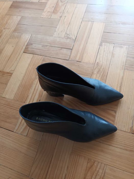 Sapatos senhora em pele