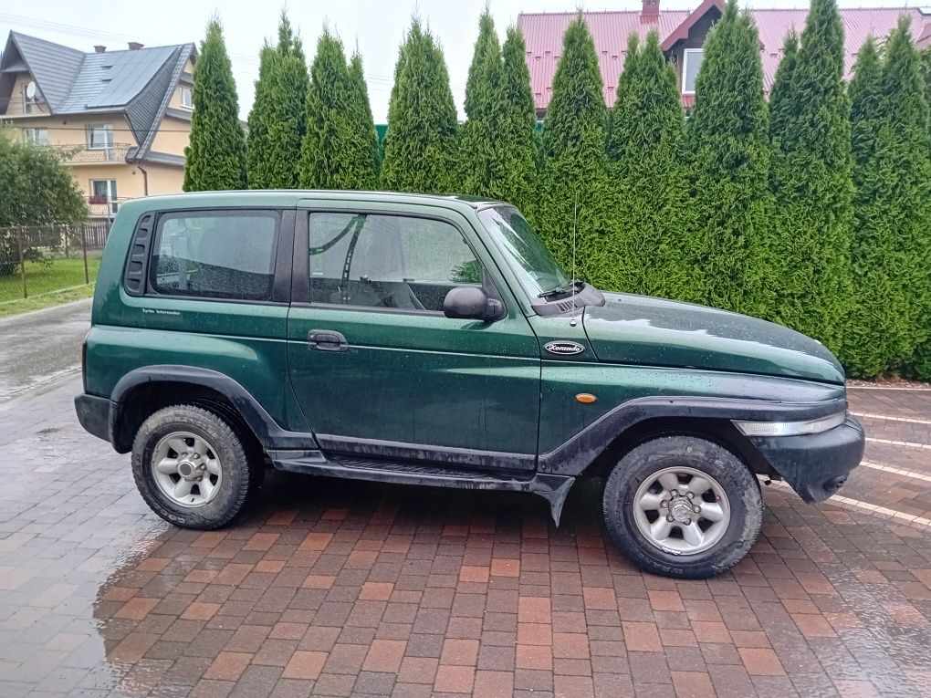 Daewoo korando 2.9tdi 4x2 4x4 reduktor klima hak zdrowy 2002r