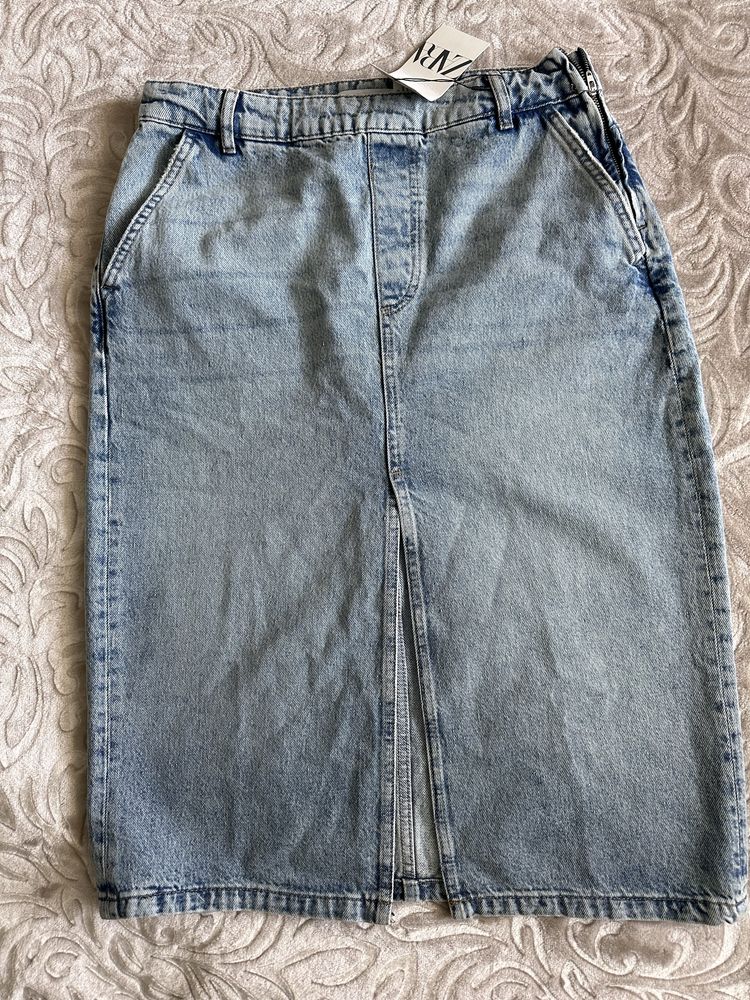 Спідниця джинсова Zara, М юбка денім